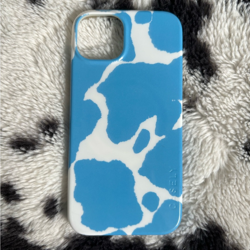 Cow print iPhone 13 case